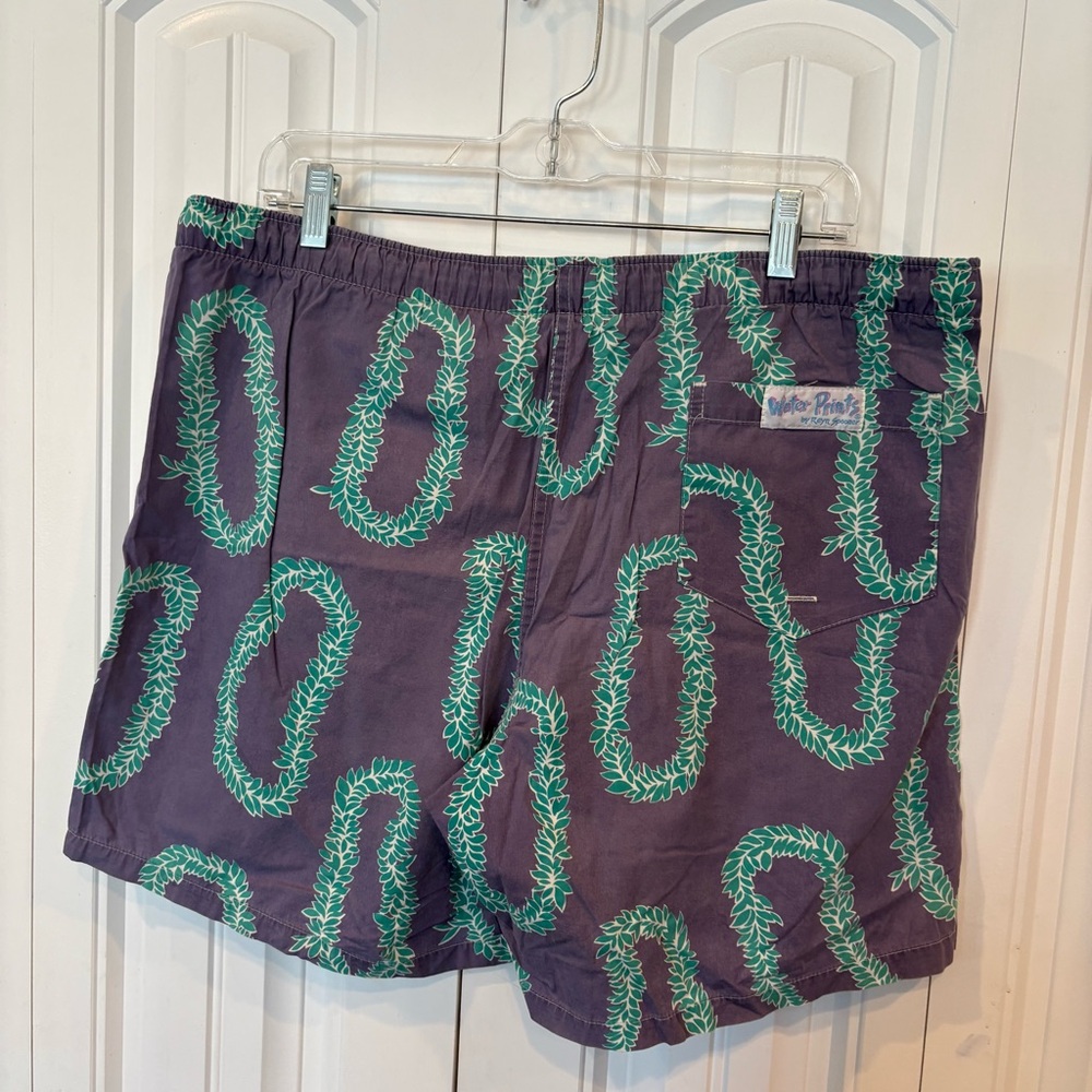 Water Prints By‎ Reyn Spooner Swim Trunks Size Medium